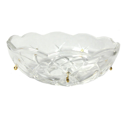 Crystal Bobeche 4 5/8 inches Clear with 26mm Center Hole, 5 Pins