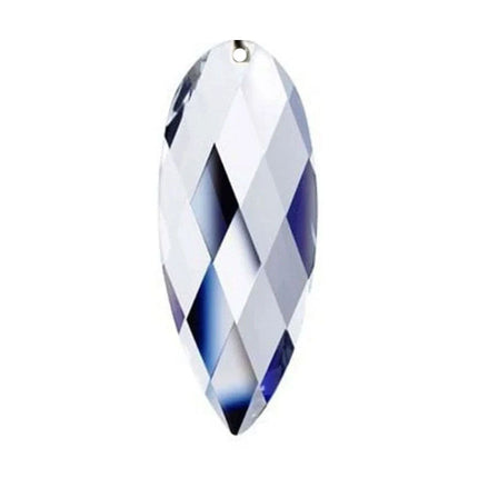 Twist Crystal 3.5 inches Clear Prism with One Hole on Top