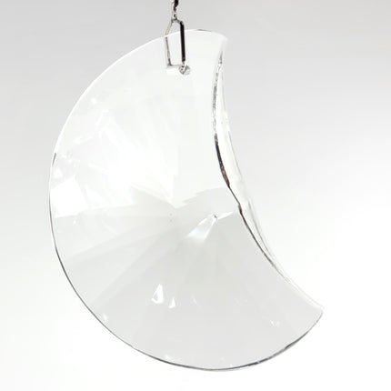 Crystal Suncatcher 2 inch Clear Half Moon Prism Magnificent Brand