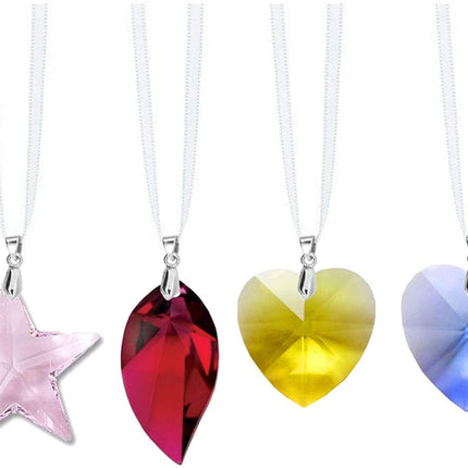 Genuine Swarovski Crystal Prisms for Hanging (4 Pcs Set) | Crystal Place