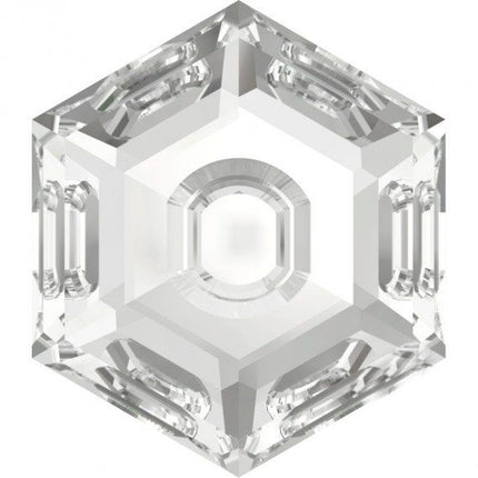 Swarovski crystal Clear Hexagon Decoration