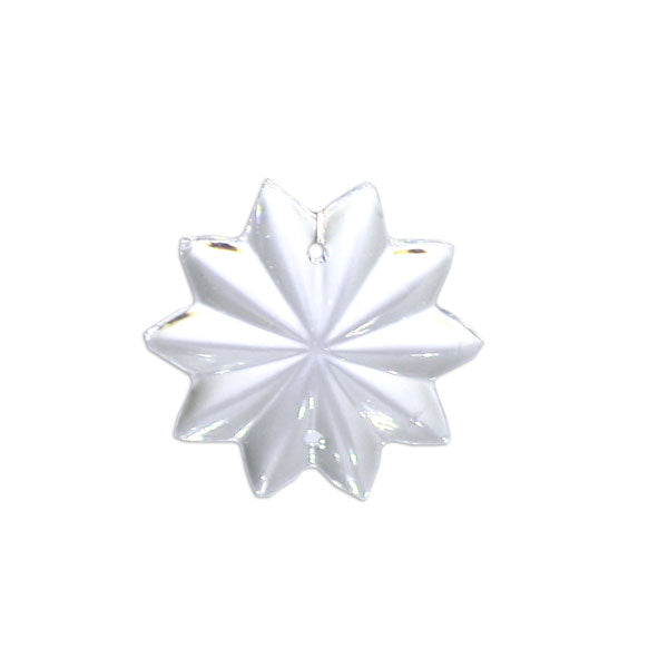 Swarovski Crystal 30mm Clear Rosette Prism Two Holes