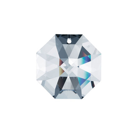 Swarovski Strass Crystal 14mm Clear Octagon Lily Prism One Hole