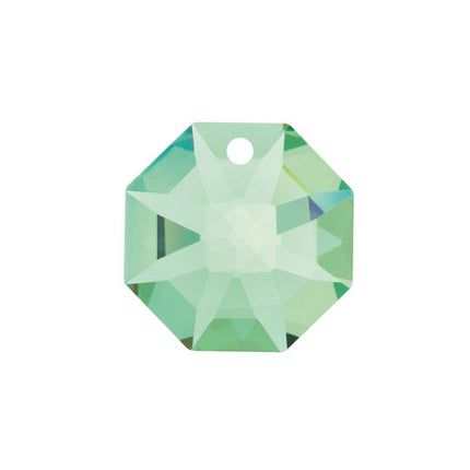 Swarovski Strass Crystal 14mm Light Peridot Octagon Lily Prism One Hole