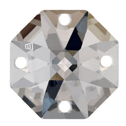 Swarovski Strass Crystal 4 Holes 16mm Silver Shade Octagon Lily Prism