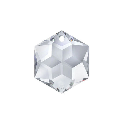 Swarovski Strass Crystal 16mm Clear Hexagon Star prism bead with One Hole