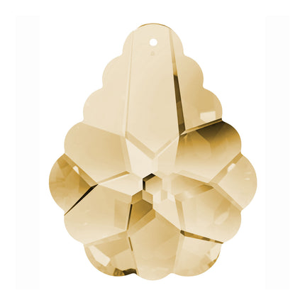 Swarovski Strass Crystal 2.5 inches Golden Shadow Arabesque Pendeloque prism