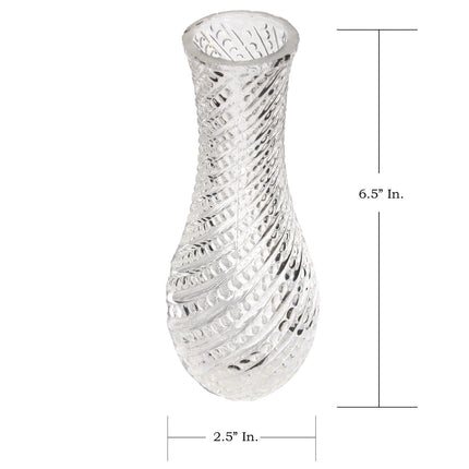6.5-inch Crystal Column with 13mm Center Hole
