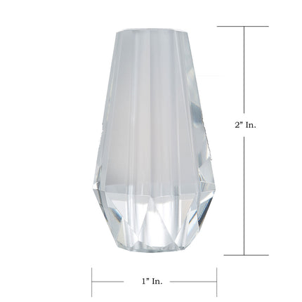 2-inch Crystal Column with 10mm Center Hole