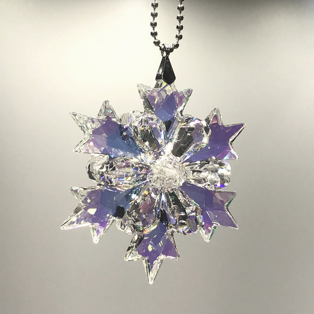 Crystal Ornament Aurora Borealis Starburst, Suncatcher, Rainbow Maker, Magnificent Crystal