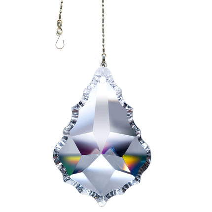 crystal suncatcher 2.5 inches clear pendeloque prism magnificent brand