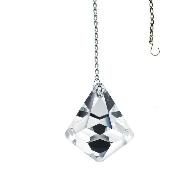 Crystal Suncatcher 30mm Swarovski Strass Clear Cone Prism