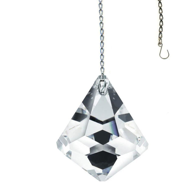 Crystal Suncatcher 50mm Swarovski Strass Clear Cone Prism