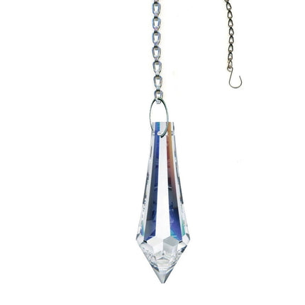 crystal suncatcher 2.5-inch swarovski strass clear icicle prism