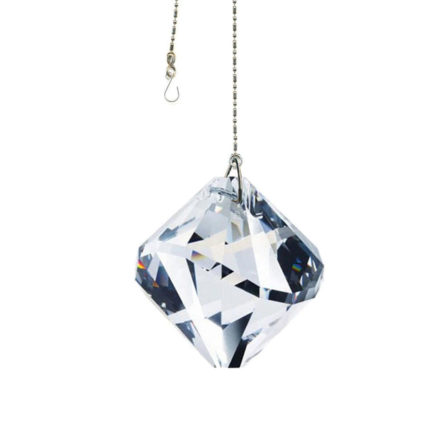 Crystal Suncatcher 40mm Swarovski Strass Clear Ball Form Prism