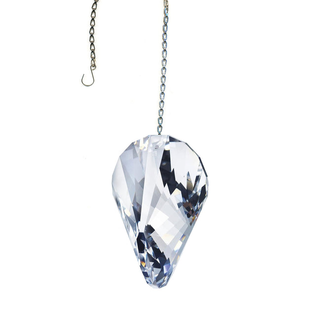 Crystal Suncatcher Oloid Prism 2 inch Swarovski Strass Clear Prism