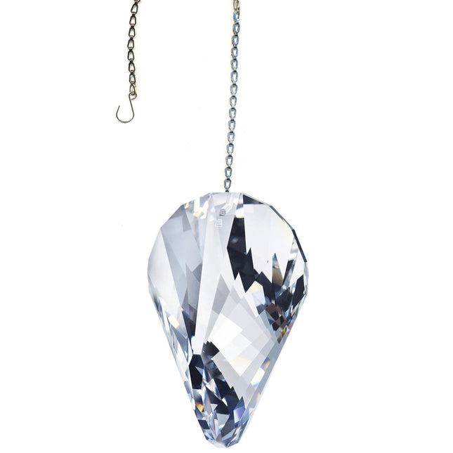 Crystal Suncatcher Oloid Prism 2.5 inch Swarovski Strass Clear Prism