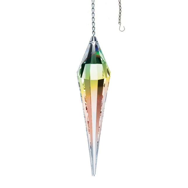 Crystal Suncatcher 3 inch Swarovski Strass Aurora Borealis Cone Prism