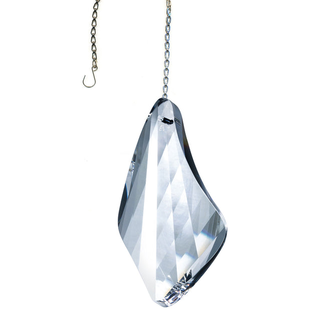 Crystal Suncatcher Bird Wing Prism 3 inch Swarovski Strass Clear Prism