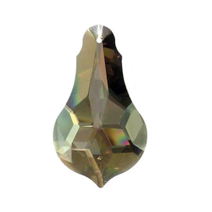 Bell Pendalogue Crystal 3 inches Golden Teak Prism with One Hole on Top
