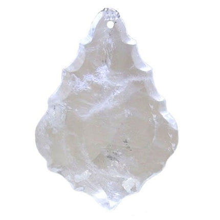 Brazilian Quartz 3-inch Clear French Pendeloque Rock Crystal Prism